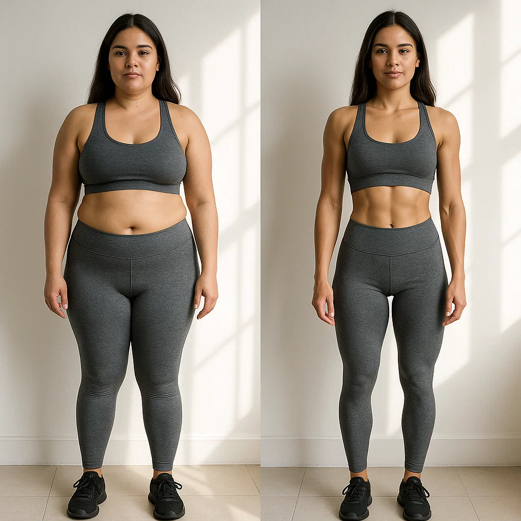 Antes e depois